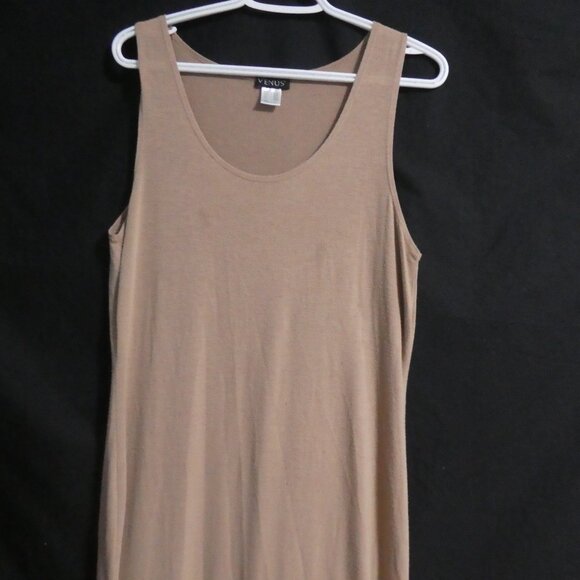 VENUS | large | Beige Sleeveless Maxi Dress | Slit Bottom Side | Preloved - Picture 6 of 14